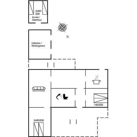 Feriehus Odke - 25m From The Sea By Interhome *
